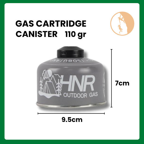 HnR Outdoor Gas Cartridge Canister Tabung Ultralight Hiking TERISI (110gram)
