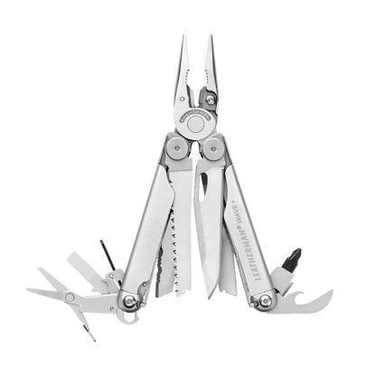 Leatherman WAVE PLUS- Survival Tools/Perkakas Multifungsi Stainless Steel