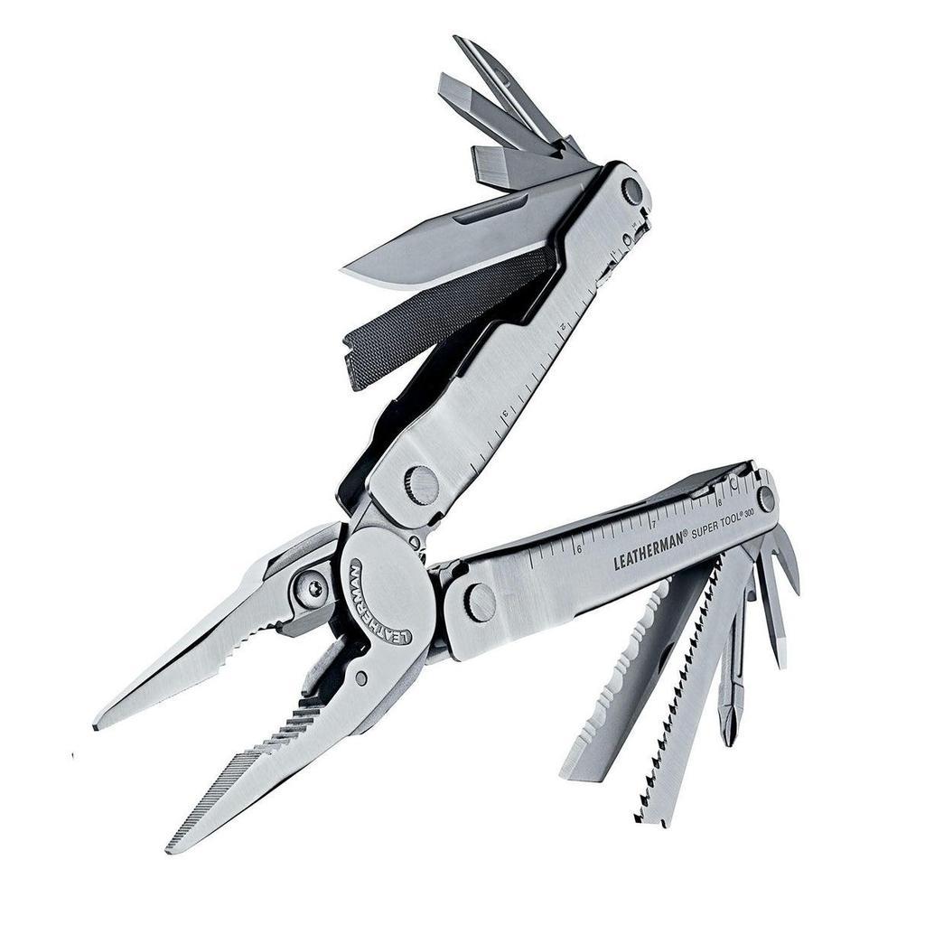 Leatherman SUPER TOOL 300 - Perkakas Multifungsi Stainless Steel