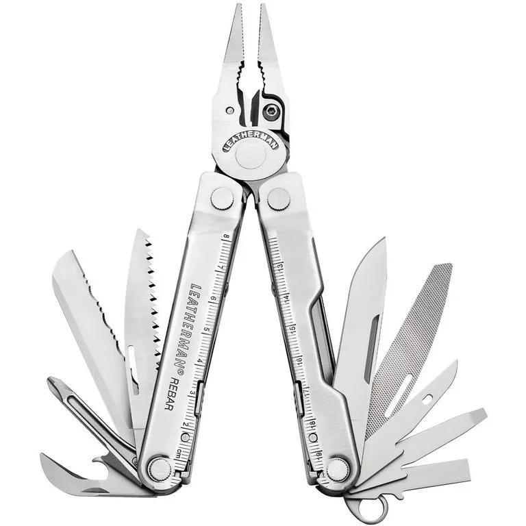 Leatherman REBAR - Pisau Lipat Multifungsi Stainless Steel
