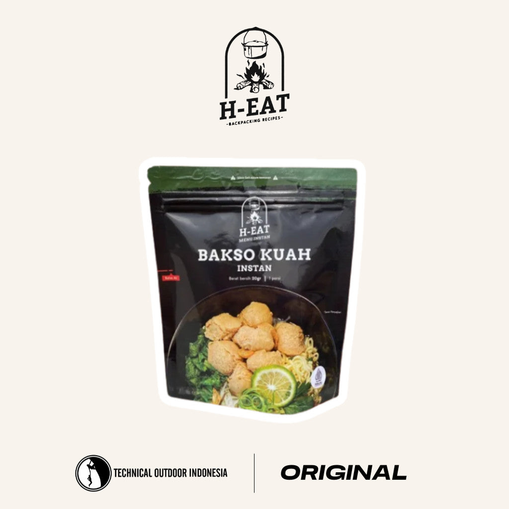 H-EAT Bakso Kuah Instant - Makanan Instan/Cepat Saji Traveling
