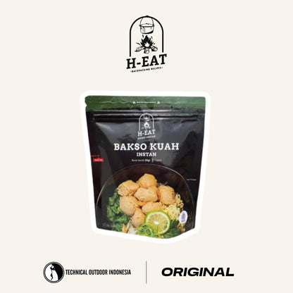 H-EAT Bakso Kuah Instant - Makanan Instan/Cepat Saji Traveling