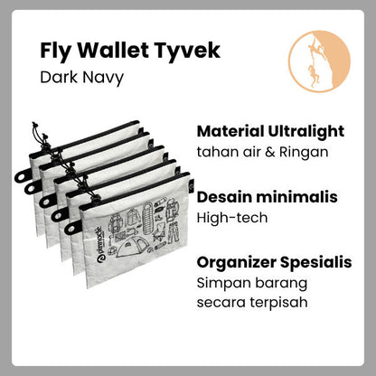 Pinnacle Pro Official Fly Wallet Tyvek - Zip