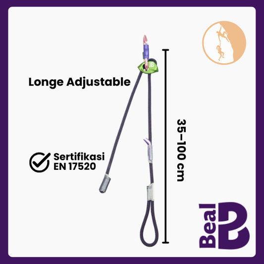 Longe Beal EXPRESO FIT –  Longe Adjustable Profesional untuk Belay & Rappel