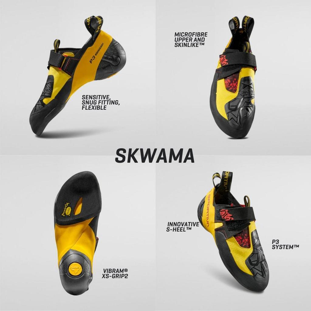 La Sportiva Skwama - Sepatu Panjat Tebing/Climbing/Bouldering/Sport Climbing/Outdoor Indoor Climbing