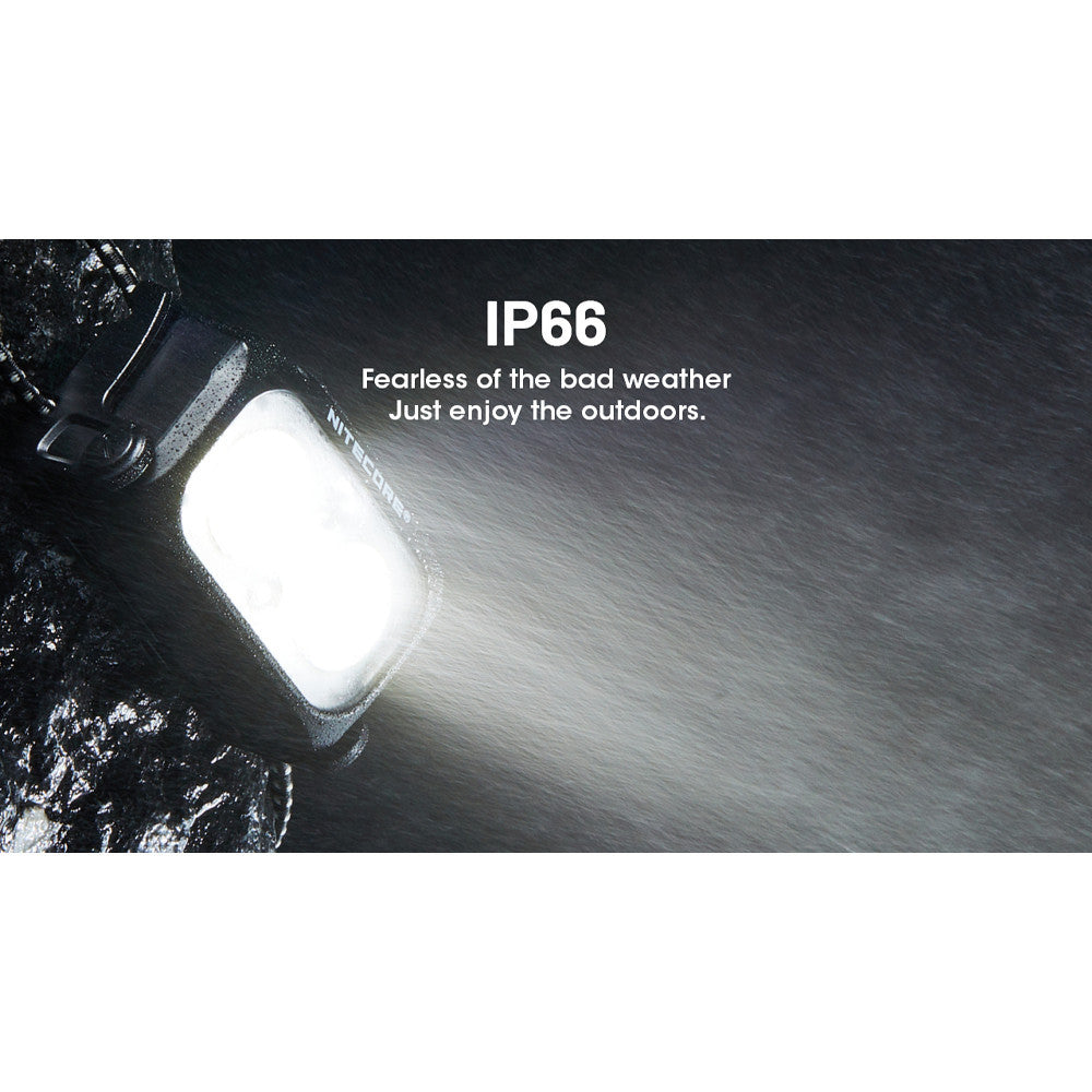 Senter Kepala LED Headlamp - NITECORE NU25 MCT UL 3in1 Color 400 Lumens 700mAh IP66