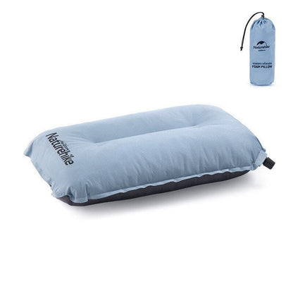 Bantal Traveling/Portable - Naturehike Sponge Automatic Inflating Pillow
