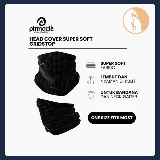 Aksesoris Kepala Pinnacle | Head Cover Super Soft Gridstop – Pelindung Kepala Ringan & Nyaman untuk Outdoor