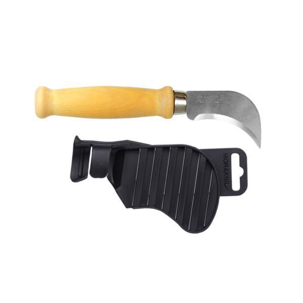 Pisau Morakniv Roofing Felt Knife Wooden Handle (S) - Stainless Steel