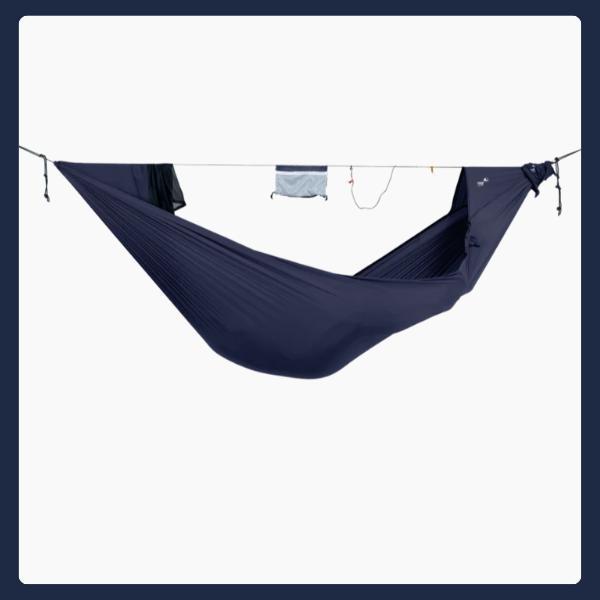 Ticket To The Moon Lightest Pro Hammock - Hammock Outdoor Camping dengan Jaring Serangga Terintegrasi Bahan Ripstop Nylon 20D Kapasitas 150kg