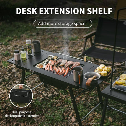 Meja Grill Portable Camping - Naturehike IGT BBQ Table with Charcoal Grill / CNK2350CF018