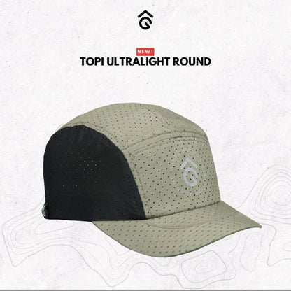 Topi Lari Ringan & Breathable - Angsana Series Round Running Cap