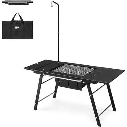 Meja Grill Portable Camping - Naturehike IGT BBQ Table with Charcoal Grill / CNK2350CF018