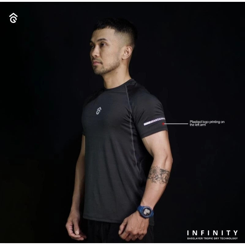 Base Layer Baju Olahraga - Angsana Infinity Short Sleeve