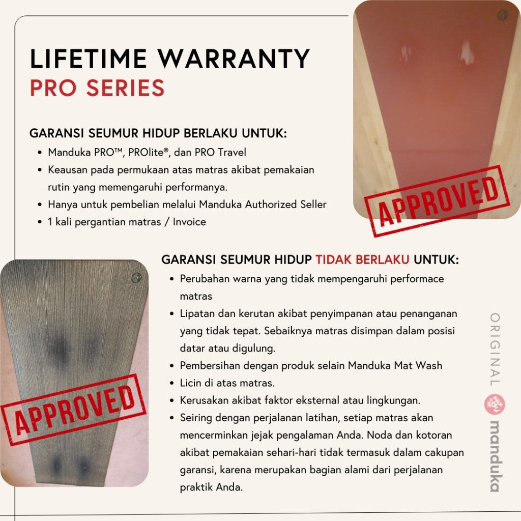 Manduka Pro Yoga Mat 6mm - Matras Yoga Premium Original & Durabilitas Tinggi - Lifetime Warranty - Made in Germany
