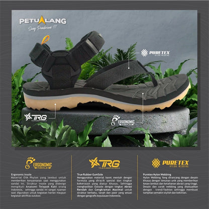 Sandal Jepit Gunung/Hiking Slide Unisex - Petualang Towuti Clip Strap 2.0