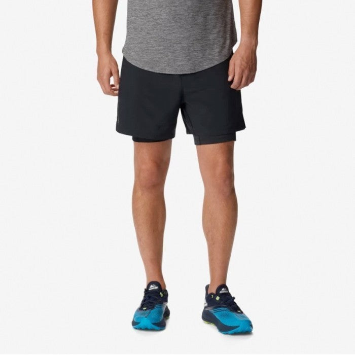 Columbia Men's Endless Trail 2In1 Short - Celana Pendek Lari /Trail Running Pria/Technical Outdoor