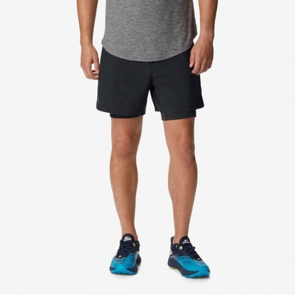 Columbia Men's Endless Trail 2In1 Short - Celana Pendek Lari /Trail Running Pria/Technical Outdoor