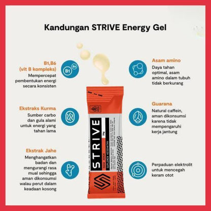 Strive Energy Gel Jeruk - Camilan Instant Berenergi
