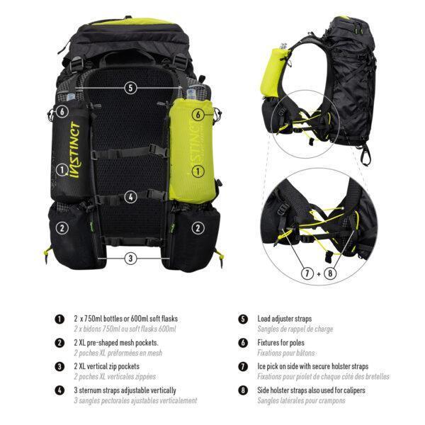 Alpi 40L Instinct Trail - Alpine Pack/Running Hydration Vest