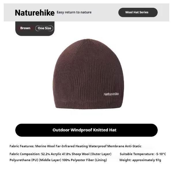 Topi Kupluk Gunung - Naturehike Outdoor Windproof Knitted Cap