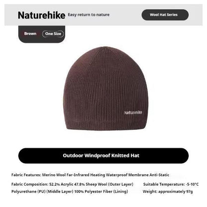 Topi Kupluk Gunung - Naturehike Outdoor Windproof Knitted Cap