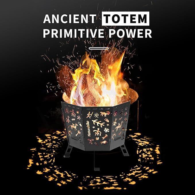 Tungku Lipat Outdoor - Naturehike Totem™ Portable Folding Fire Pit