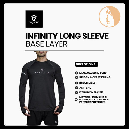 Base Layer Baju Olahraga - Angsana Infinity Long Sleeve