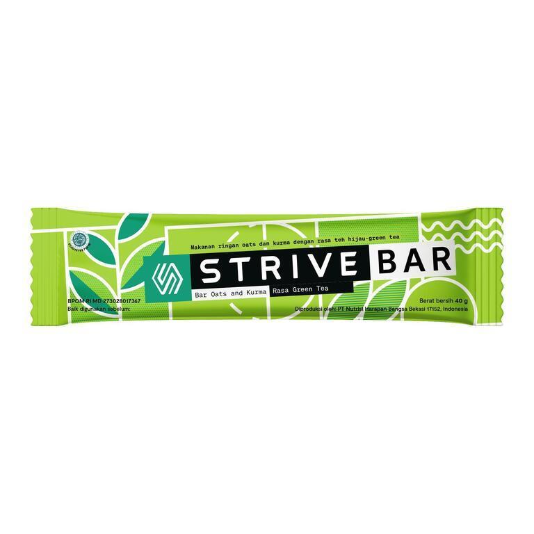 Strive Energy Bar Greentea - Camilan Instant Berenergi