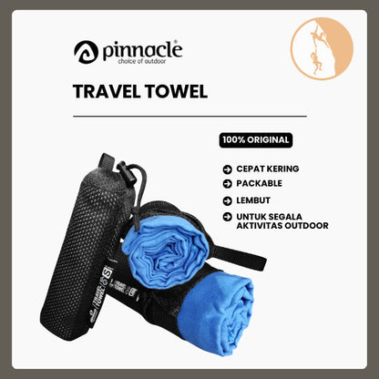 Handuk Packable Traveling - Pinnacle Travel Towel (Blue)