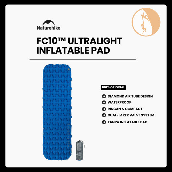 Matras Angin Camping - Naturehike FC10™ Ultralight Inflatable Pad (Without Inflatable Bag)