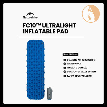 Matras Angin Camping - Naturehike FC10™ Ultralight Inflatable Pad (Without Inflatable Bag)