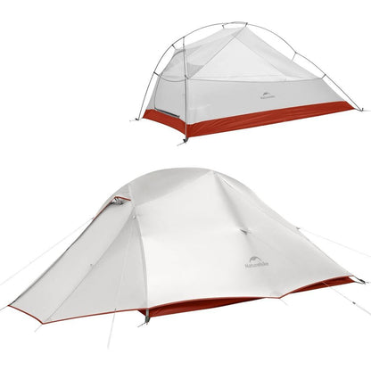Tenda Camping/Ultralight Backpacking Tent - Naturehike Cloud Up™ PRO/ Kapasitas 3 Orang / 20D Nylon