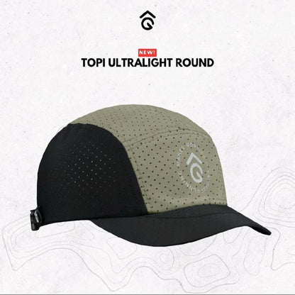 Topi Lari Ringan & Breathable - Angsana Series Round Running Cap
