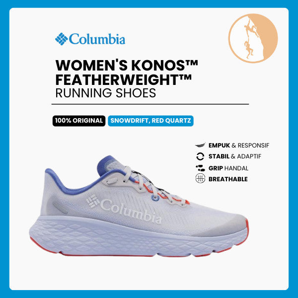 Sepatu Lari/Trail Running Wanita - Women's Konos™ Featherweight™ Running Shoe (Snowdrift/Red Quartz)