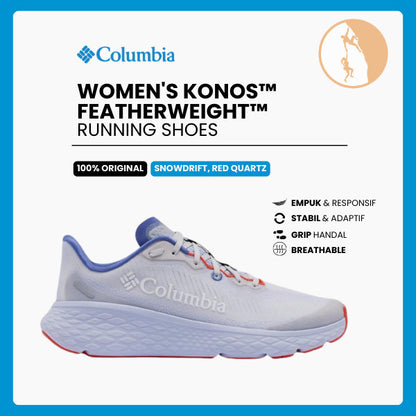 Sepatu Lari/Trail Running Wanita - Women's Konos™ Featherweight™ Running Shoe (Snowdrift/Red Quartz)