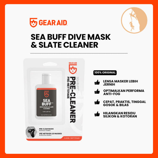 Pembersih Lensa Masker Selam Anti Fog - Gear Aid Sea Buff Dive Mask & Slate Cleaner