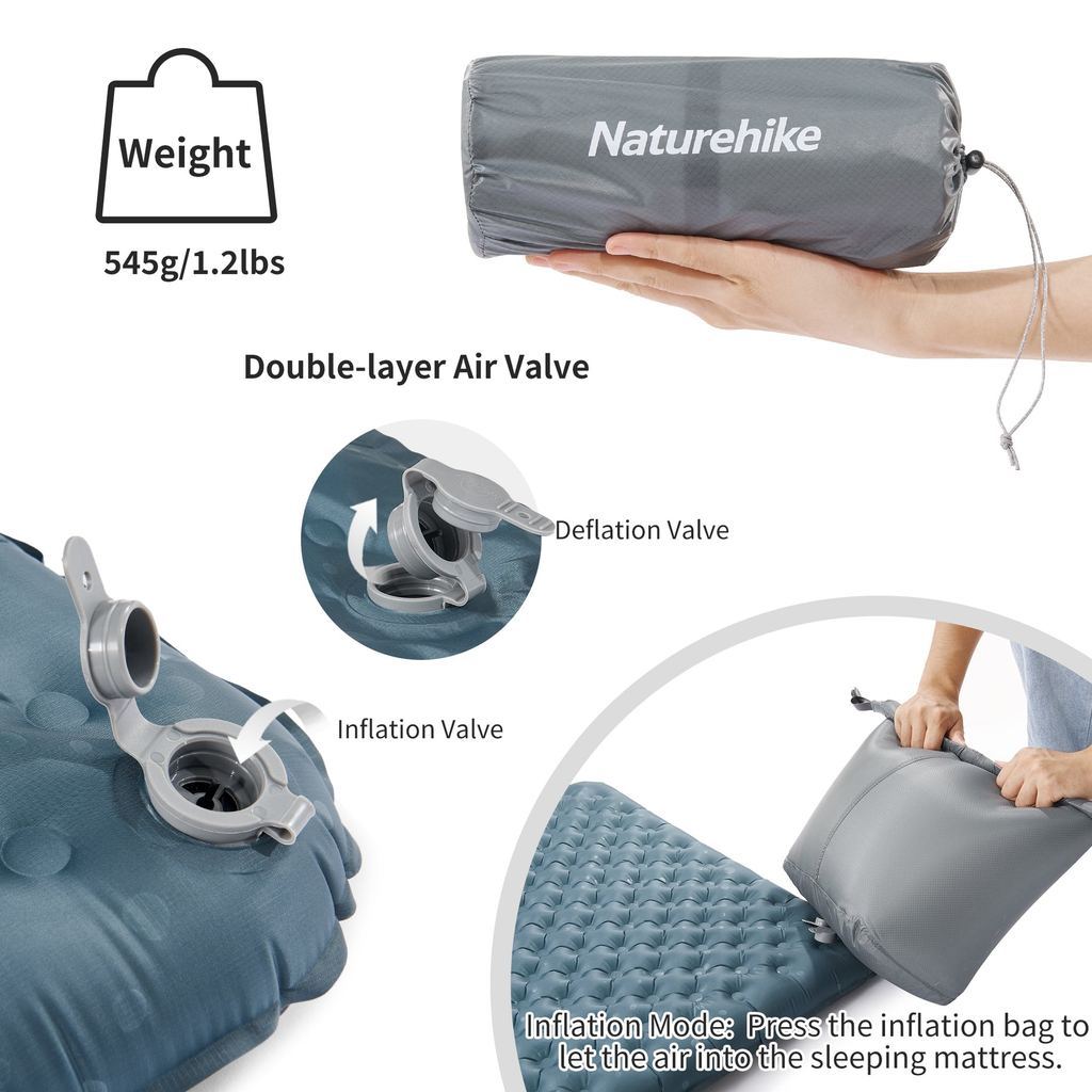 Matras Angin Camping - Naturehike TuYe™ 3.5 Ultralight Inflatable Pad (Mummy)