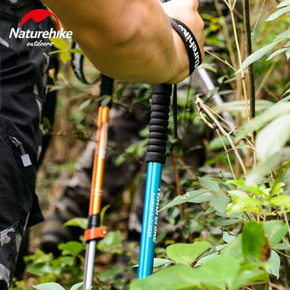 Tongkat Gunung/Hiking - Naturehike Qing Xue Base Three-Section 6061 Aluminum Alloy Trekking Pole / NH17D001-Z