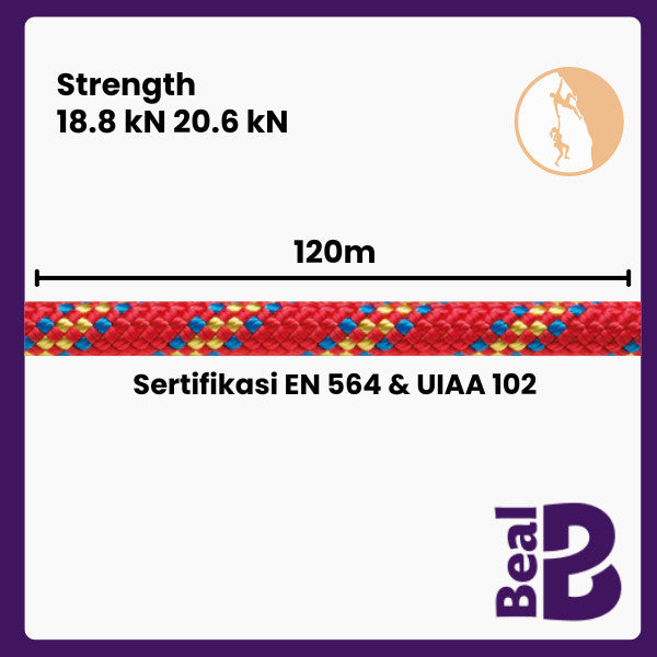 Beal Cordelette 8mm x 200m – Accessory Cord UIAA