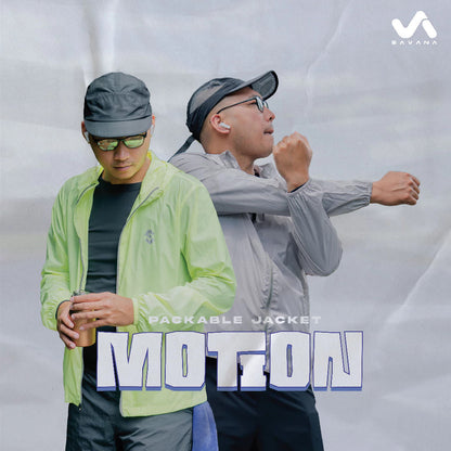 Jaket Lipat Olahraga Ultralight Unisex  - Savana Motion Packable Jacket