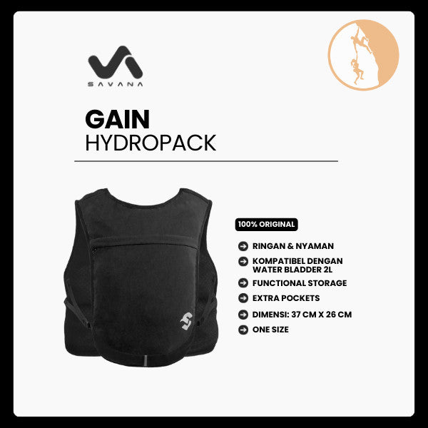 Tas Hydropack Olahraga Running - Savana Gain