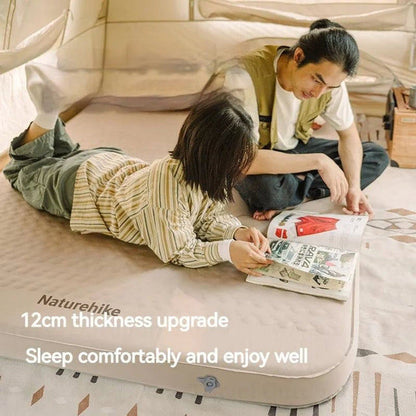 Matras Angin Camping - Naturehike Yugu Comfort Automatic Inflatable Cushion With Inner Inflatable Pump