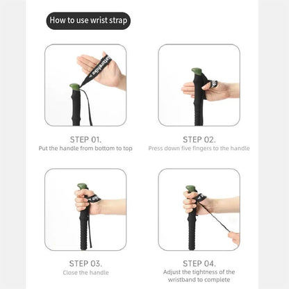 Tongkat Gunung/Hiking - Naturehike Qing Xue Base Three-Section Telescopic  Trekking Pole / CNK2550DS010