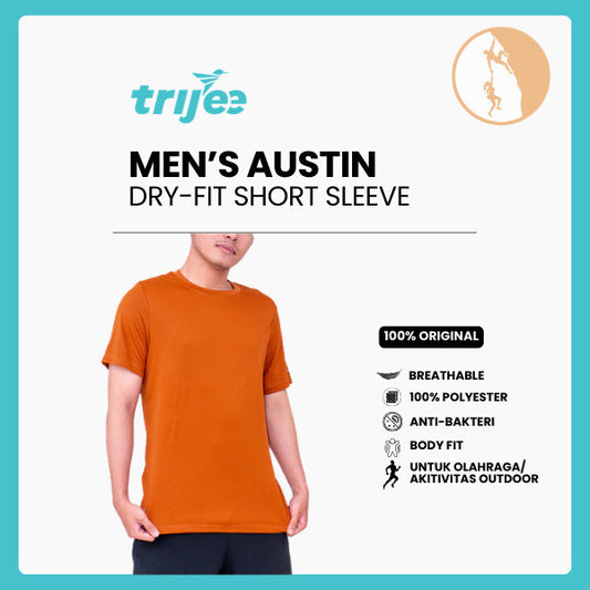 Kaos Pria Dry Fit Baju Olahraga - Trijee AUSTIN Short Sleeve