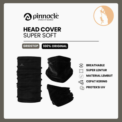 Masker Outdoor Multifungsi - Pinnacle Head Cover Super Soft - Gridstop