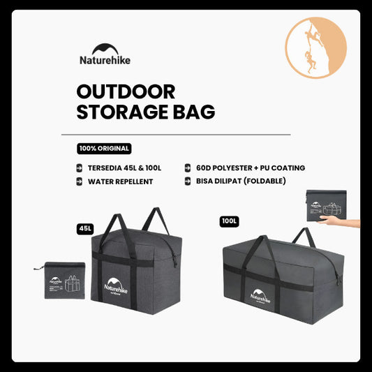 Tas Duffel Traveling - Naturehike Outdoor Folding Storage Bag / NH17S021
