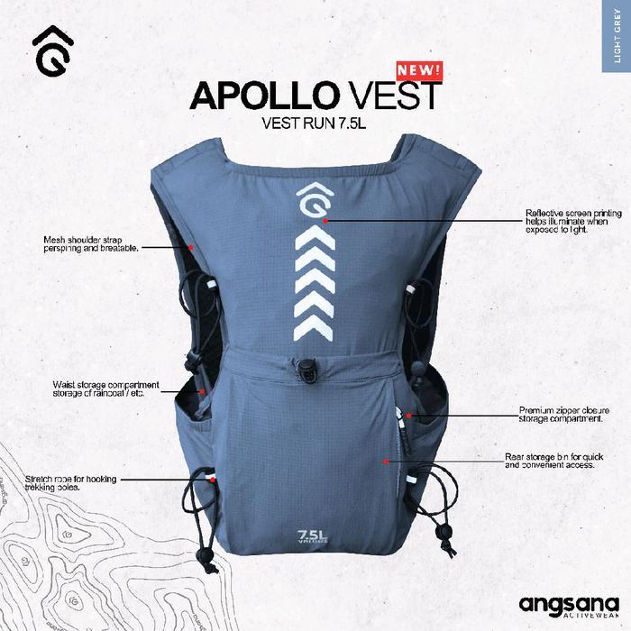 Rompi Lari / Vest Trail Running - Angsana Apollo Hydropack Access