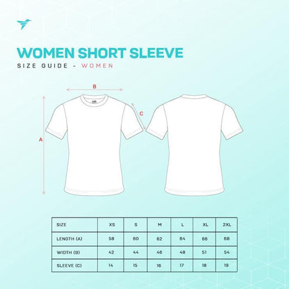 Kaos Wanita Dry Fit Baju Olahraga - Trijee Women Sweat Act Tee