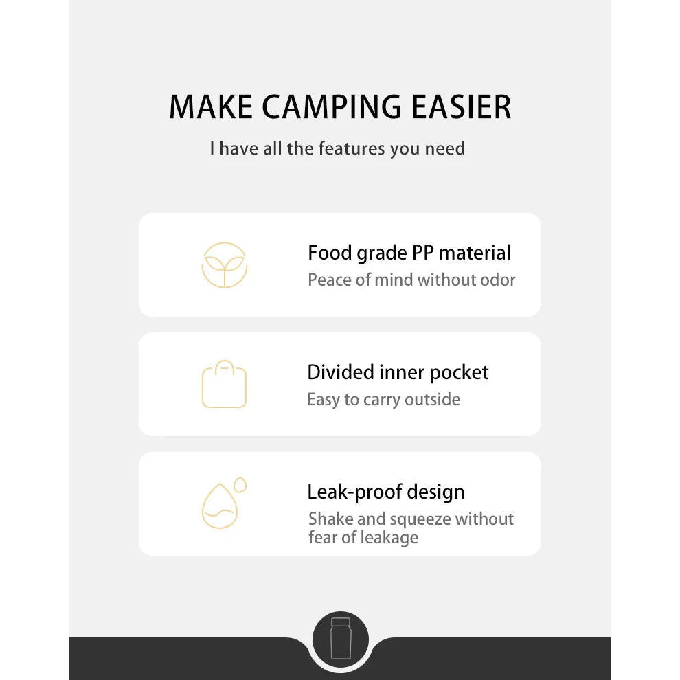 Set Botol Bumbu Praktis - Naturehike Shiwei Portable Seasoning Bottle Set / 8 in 1